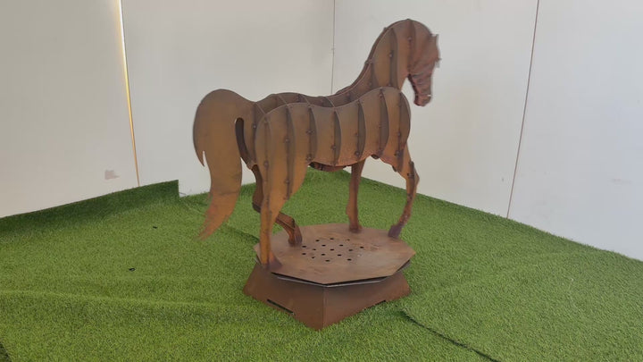 Steel Stride – Metal Horse Sculpture (4 Sizes Available)