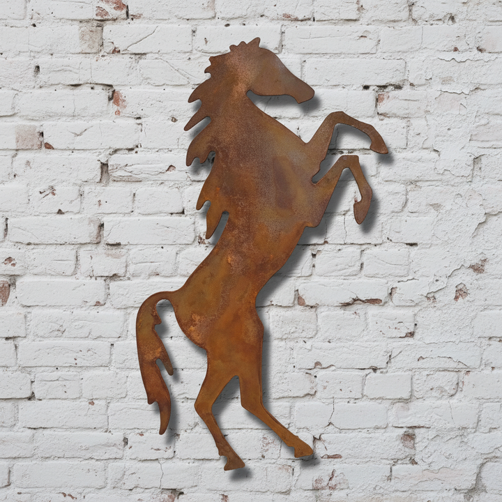 Rearing Horse Metal Wall Art