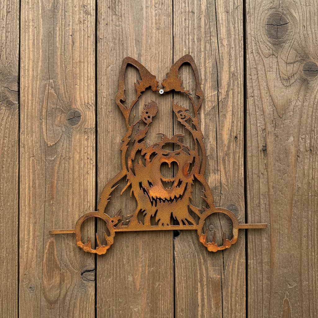 Scottish Terrier - Dog Memorial Plaque - Metal Art