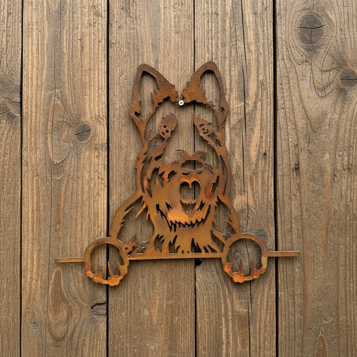 Scottish Terrier - Dog Memorial Plaque - Metal Art
