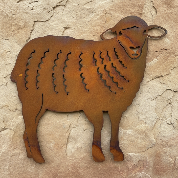 Sheep Farm Metal Wall Art