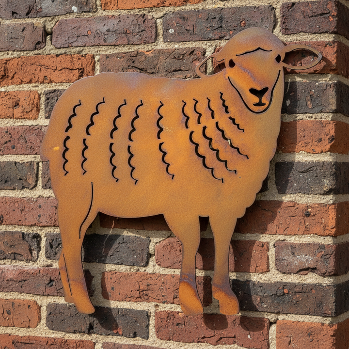 Sheep Farm Metal Wall Art