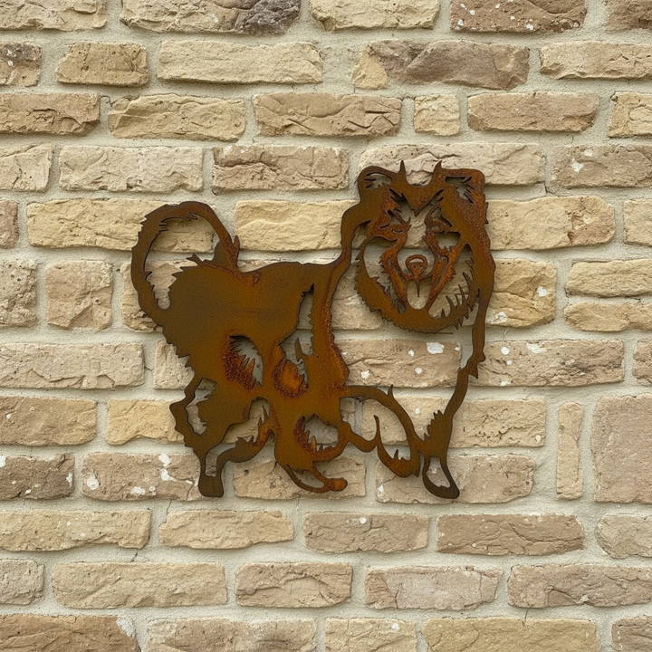 Shetland Sheep Dog Sheltie Metal Wall Art and Garden Art