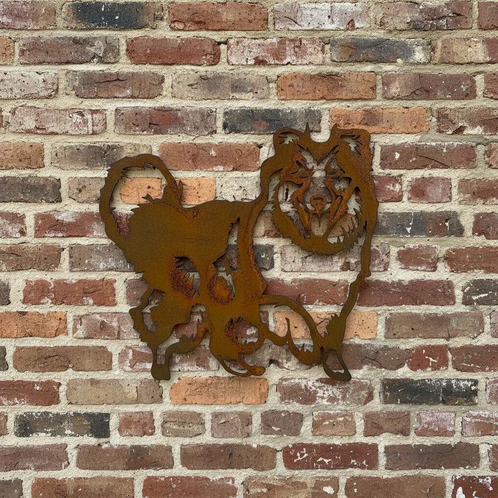 Shetland Sheep Dog Sheltie Metal Wall Art and Garden Art