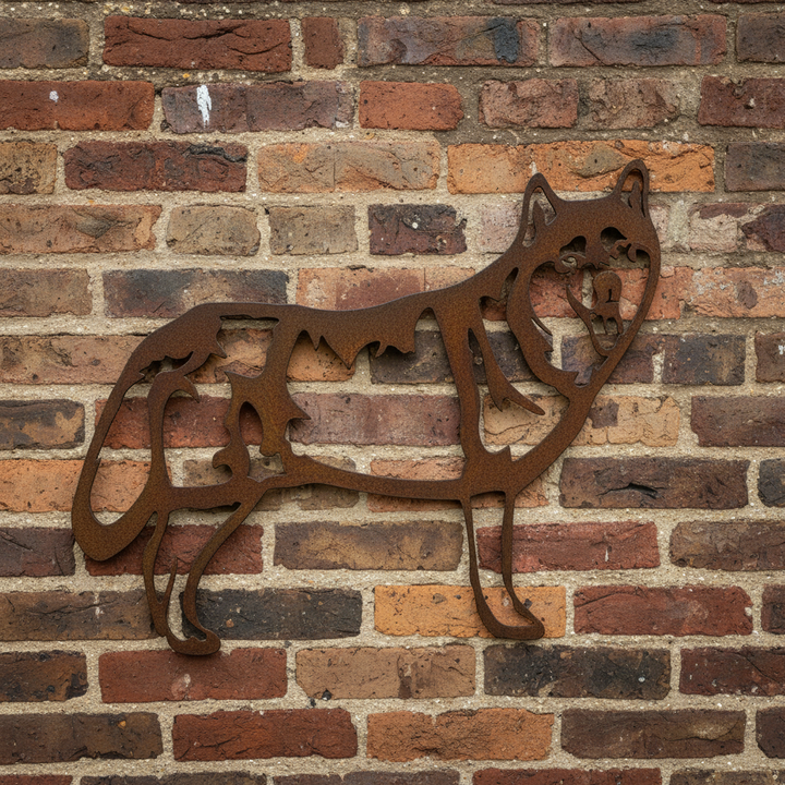 Siberian Husky Metal Wall Art - Dog Garden Art