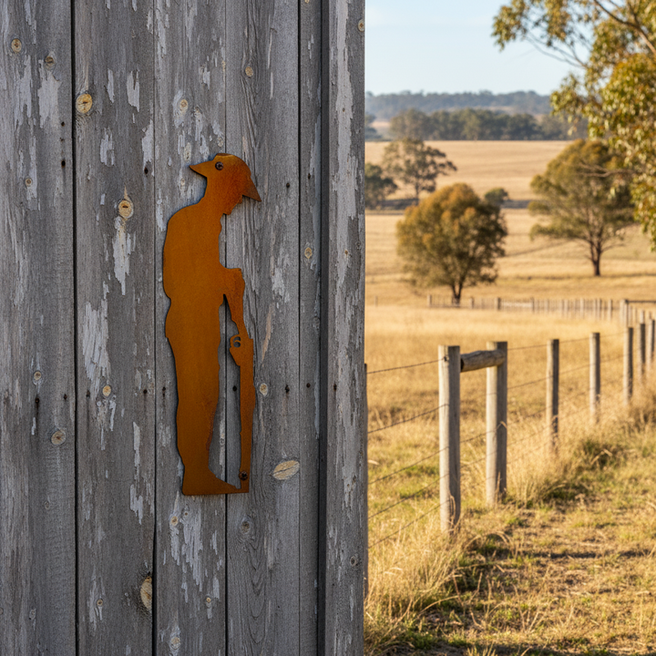 Soldier Lest We Forget Metal Wall Art