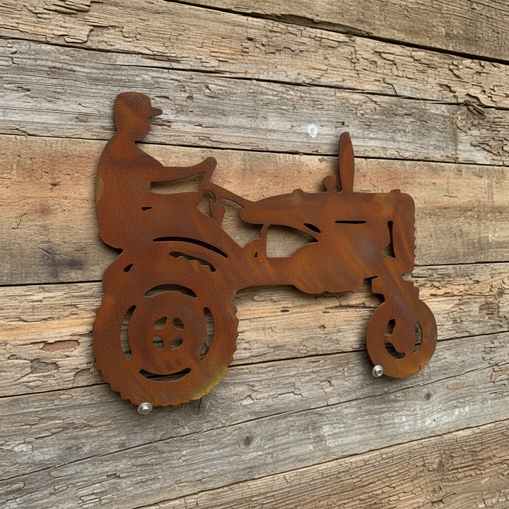 Tractor Metal Wall Art