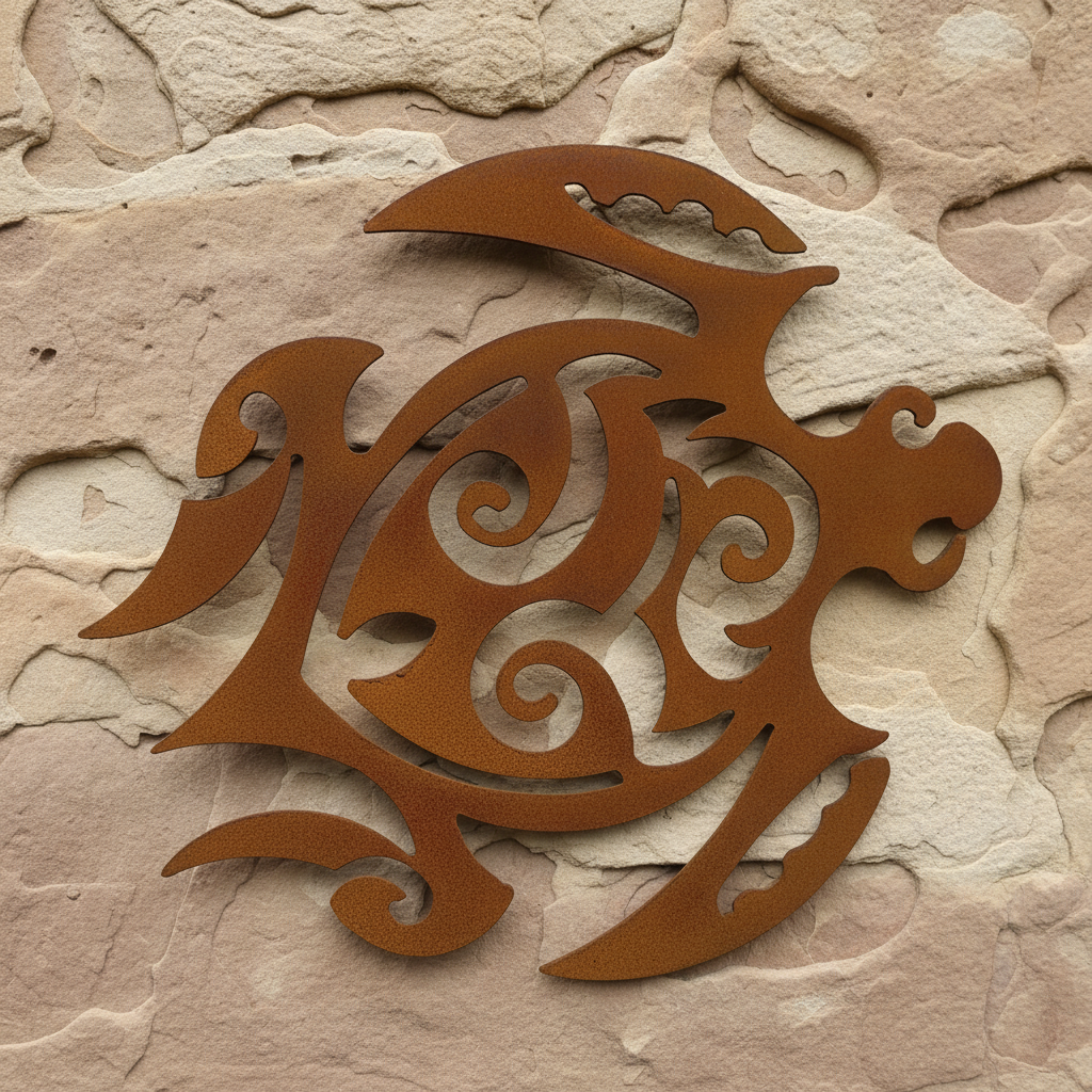 Turtle Metal Wall Art