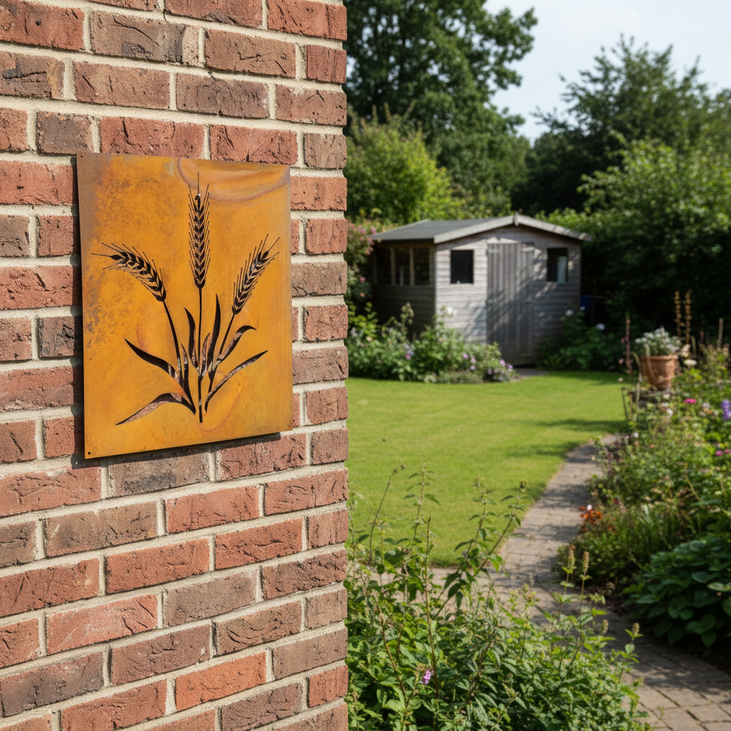 Wheat Metal Wall Art