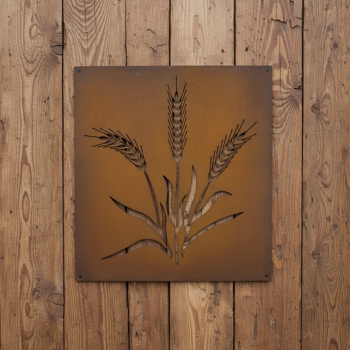 Wheat Metal Wall Art