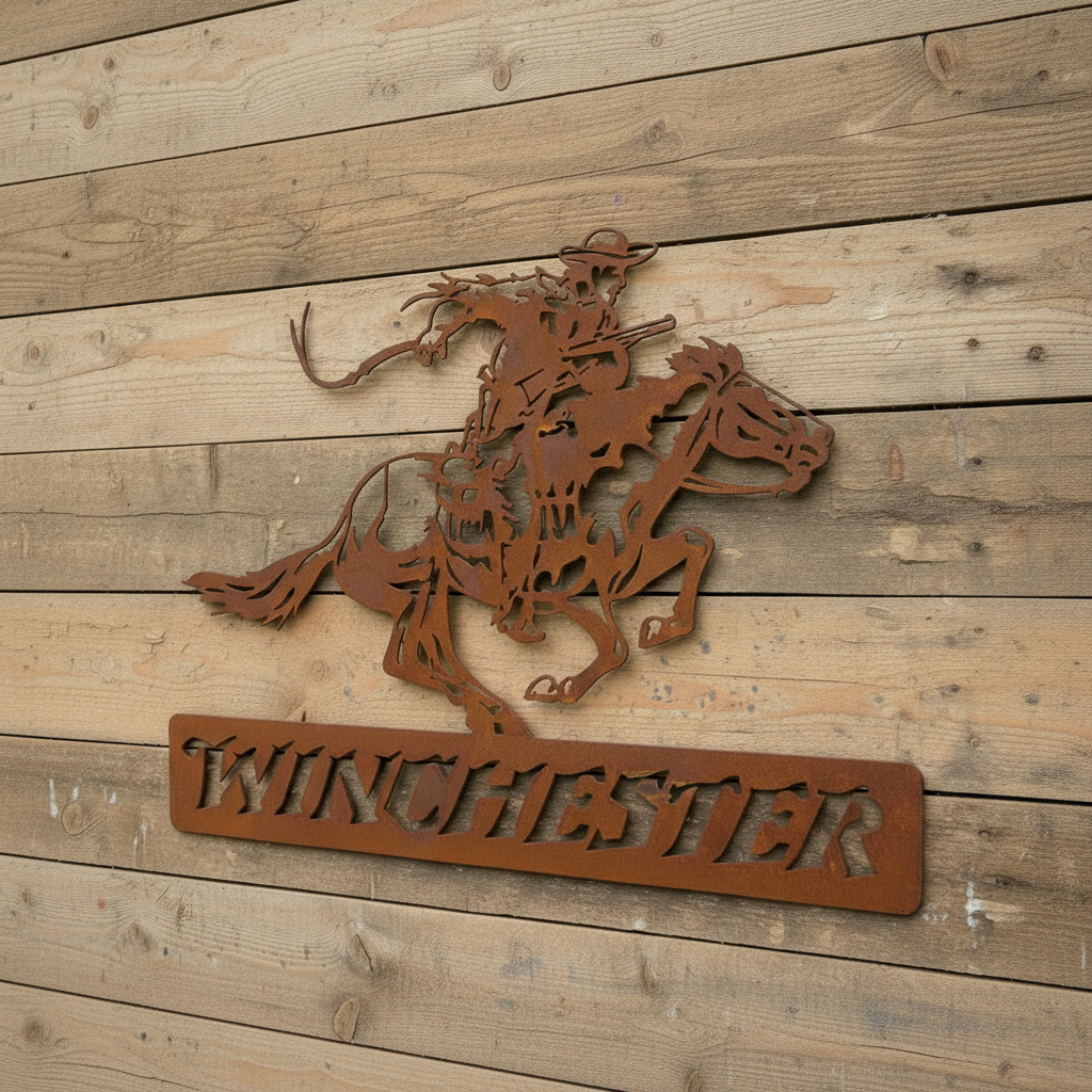 Winchester Horse Metal Wall Art