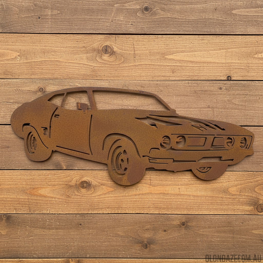 XB Ford Coupe Metal Wall Art