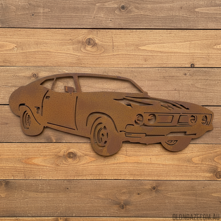 XB Ford Coupe Metal Wall Art