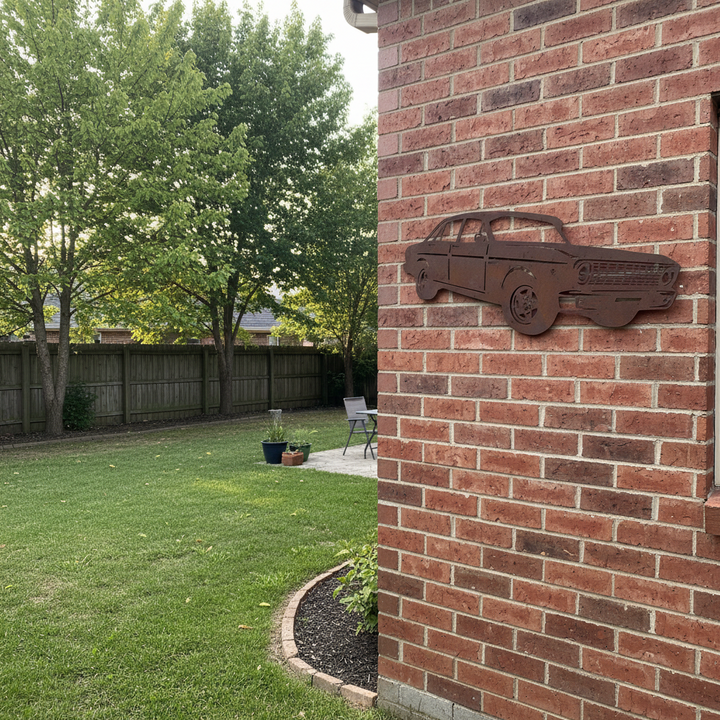 XR Ford Sedan Metal Wall Art