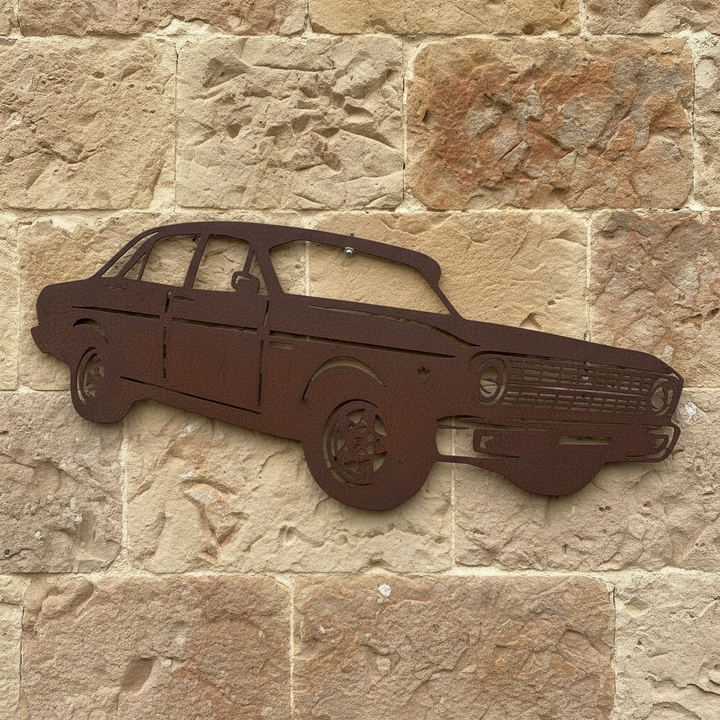 XR Ford Sedan Metal Wall Art