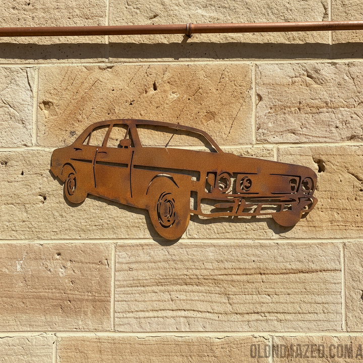 XW Ford Sedan Metal Wall Art