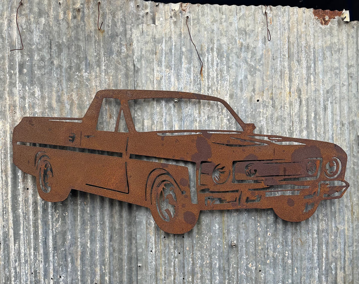 XW Ford Ute Metal Wall Art-Old n Dazed