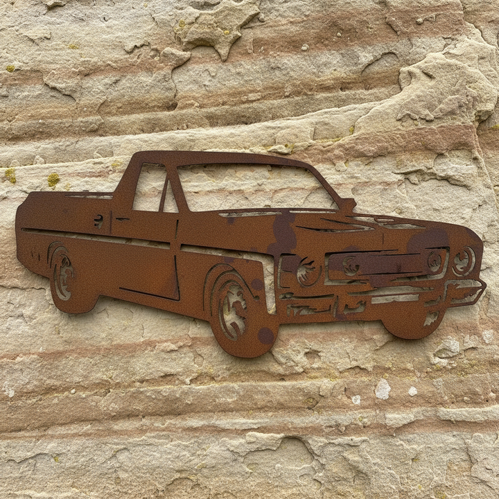 XW Ford Ute Metal Wall Art