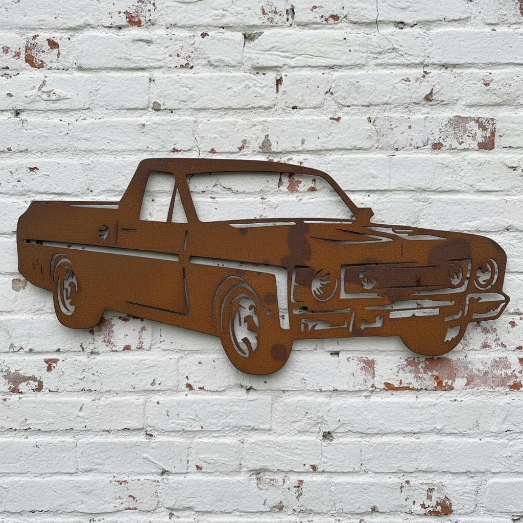 XW Ford Ute Metal Wall Art