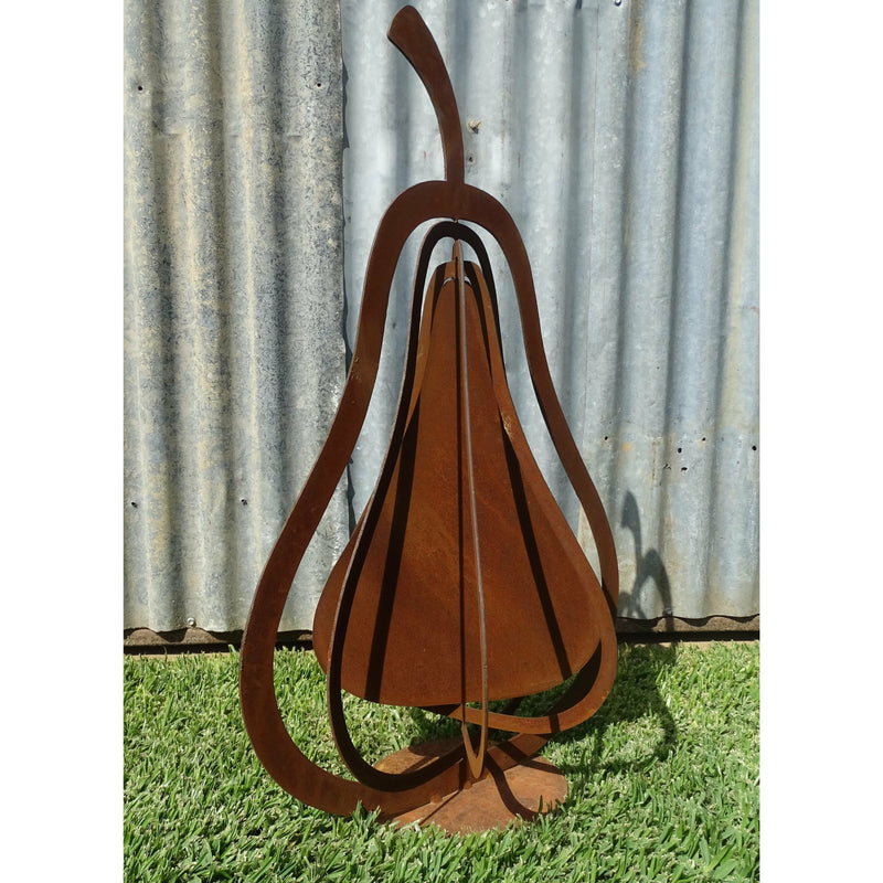 3d Pears (3 sizes available) Metal Garden Art-Old n Dazed