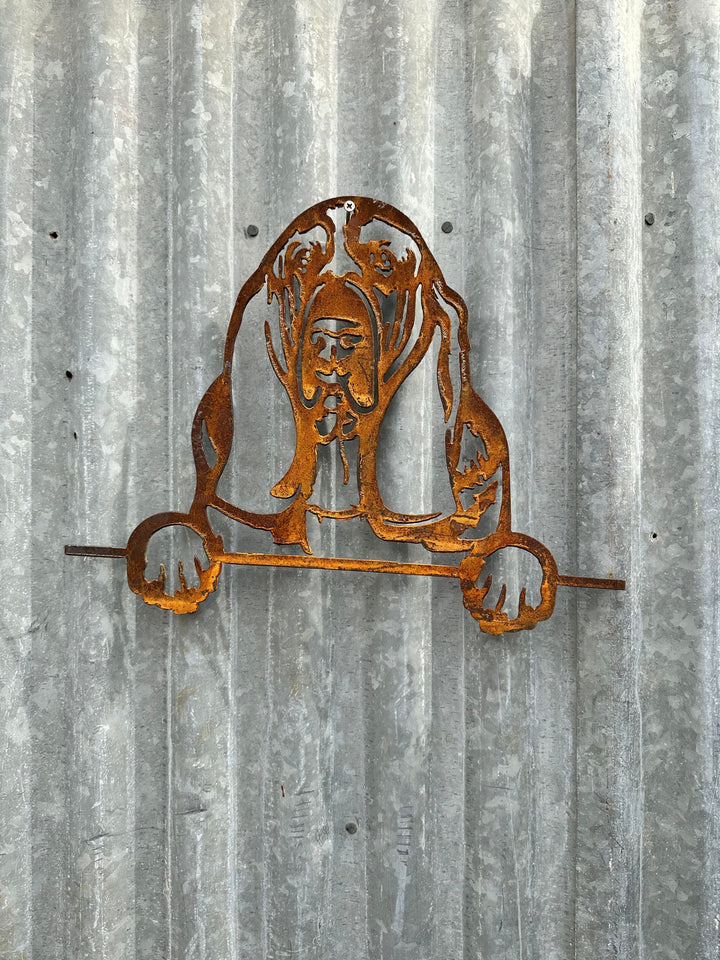 Basset Hound - Dog Memorial Plaque - Metal Art-Old n Dazed