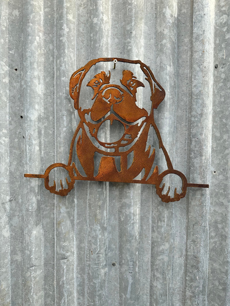 Bullmastiff - Dog Memorial Plaque - Metal Art-Old n Dazed