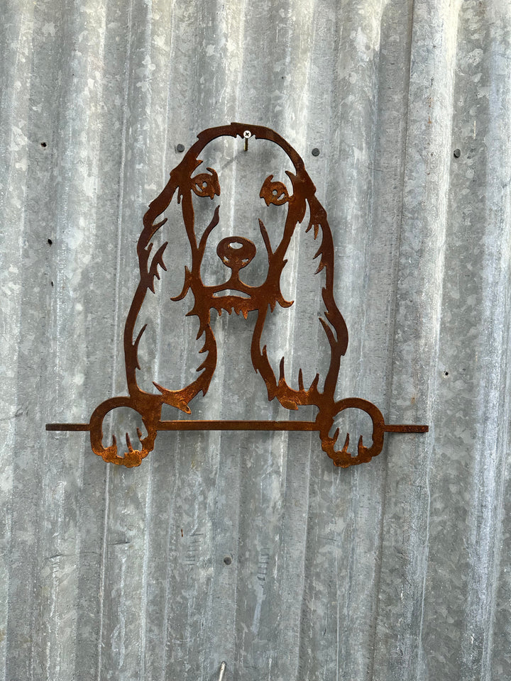Cocker Spaniel - Dog Memorial Plaque - Metal Art-Old n Dazed