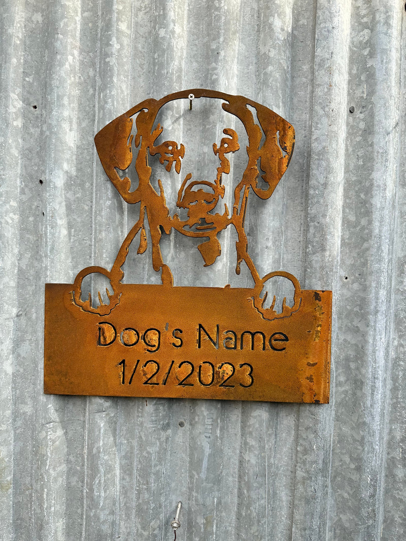 Dalmatian - Dog Memorial Plaque - Metal Art-Old n Dazed