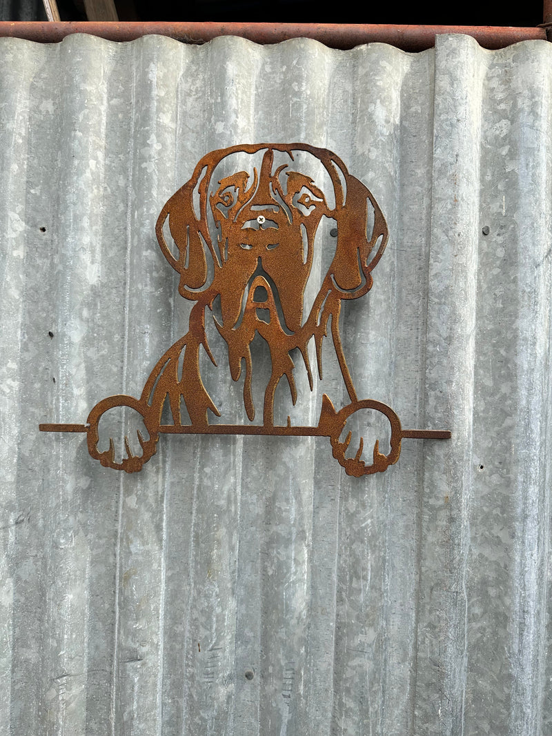 Great Dane - Dog Memorial Plaque - Metal Art-Old n Dazed