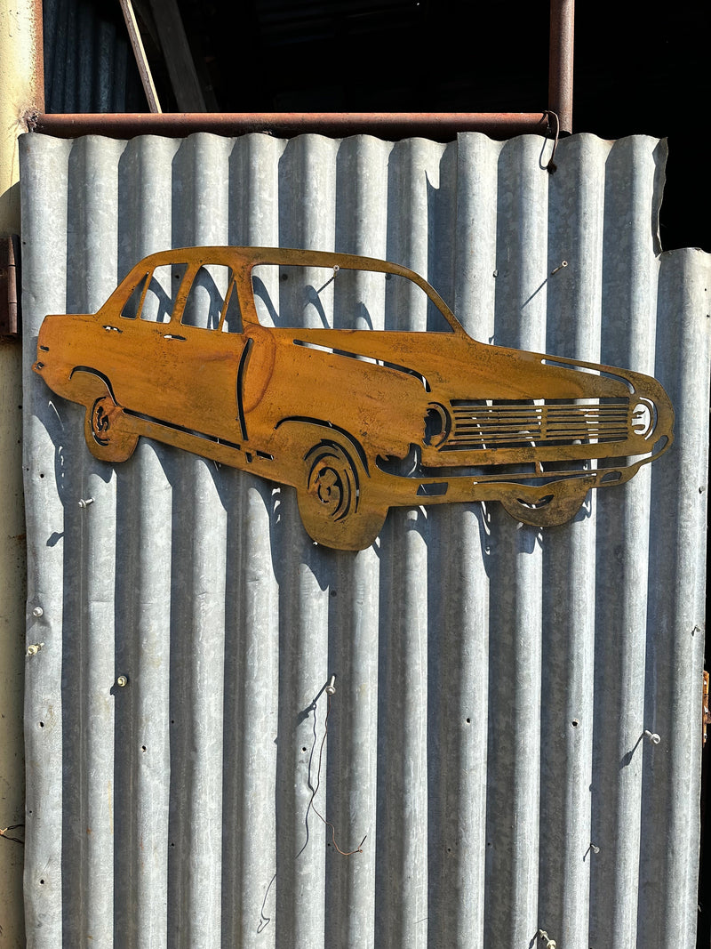 HD Holden Sedan Metal Wall Art-Old n Dazed