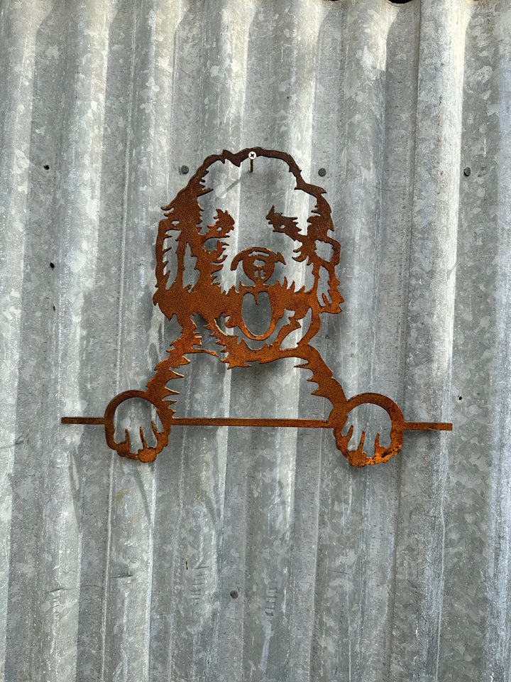 Labradoodle - Dog Memorial Plaque - Metal Art-Old n Dazed