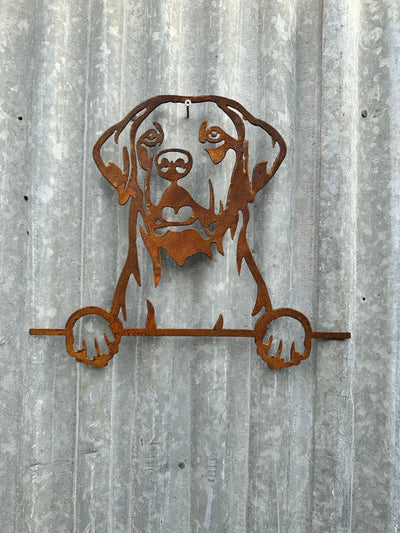 Labrador - Dog Memorial Plaque - Metal Art-Old n Dazed