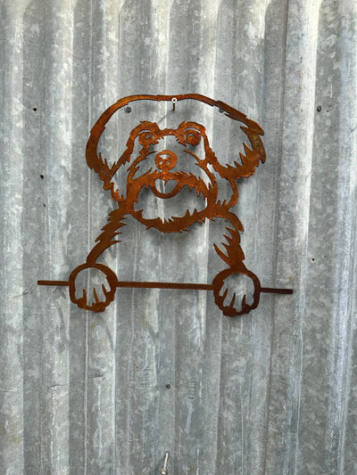 Maltese - Dog Memorial Plaque - Metal Art-Old n Dazed