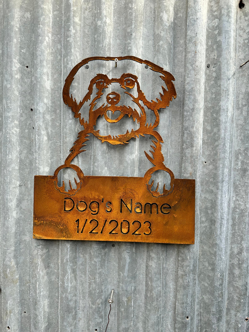 Maltese - Dog Memorial Plaque - Metal Art-Old n Dazed