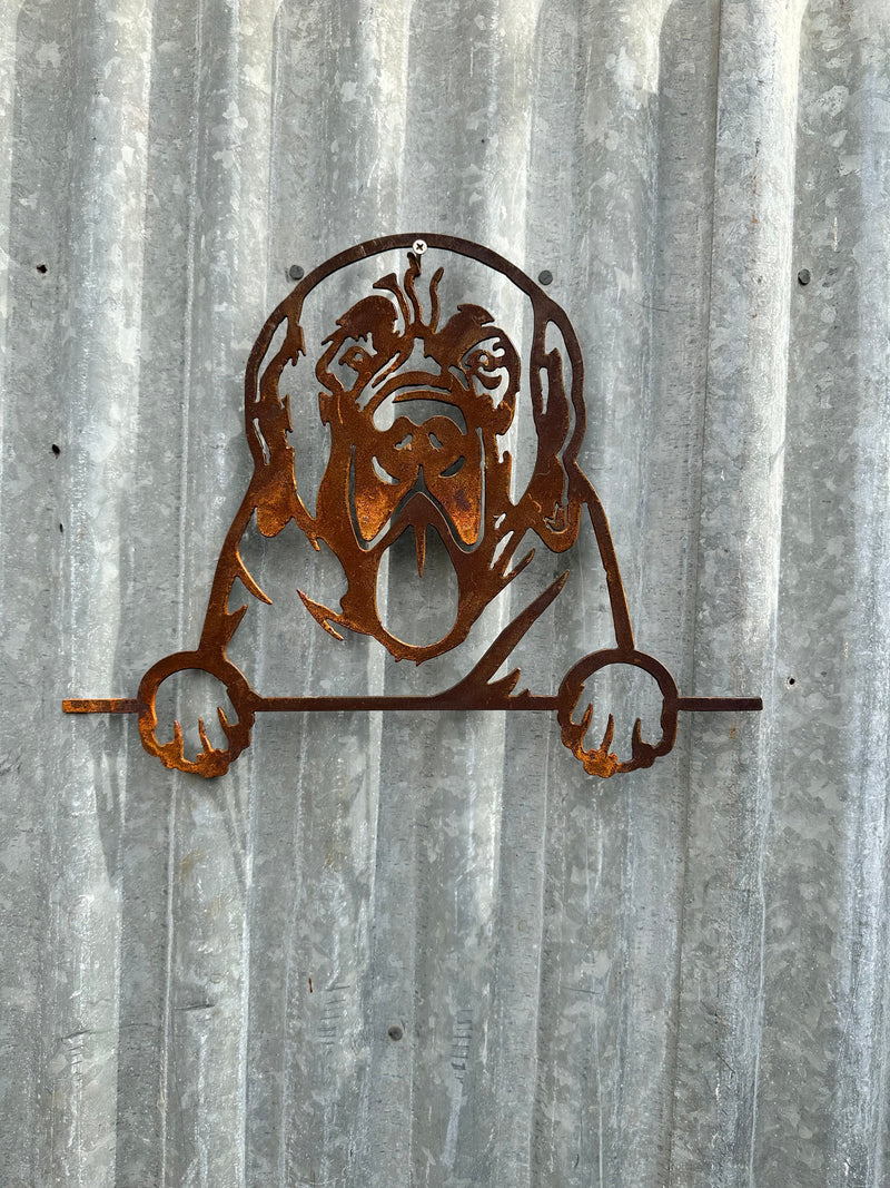 Mastiff - Dog Memorial Plaque - Metal Art-Old n Dazed