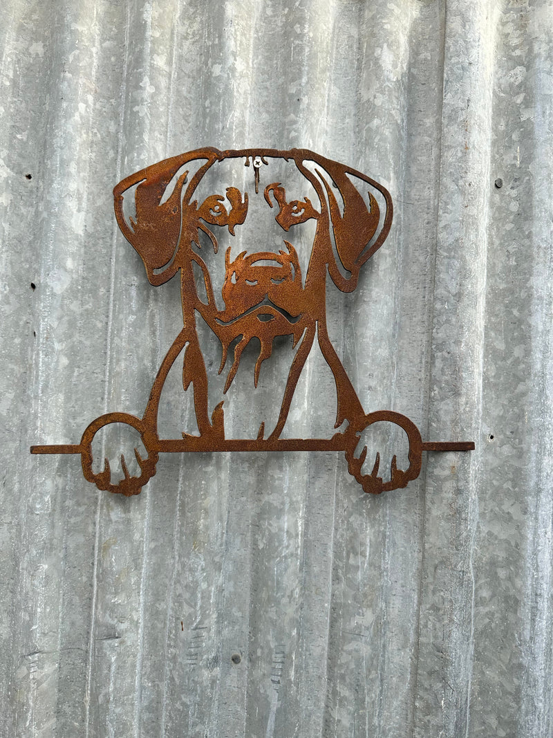 Rhodesian Ridgeback - Dog Memorial Plaque - Metal Art-Old n Dazed