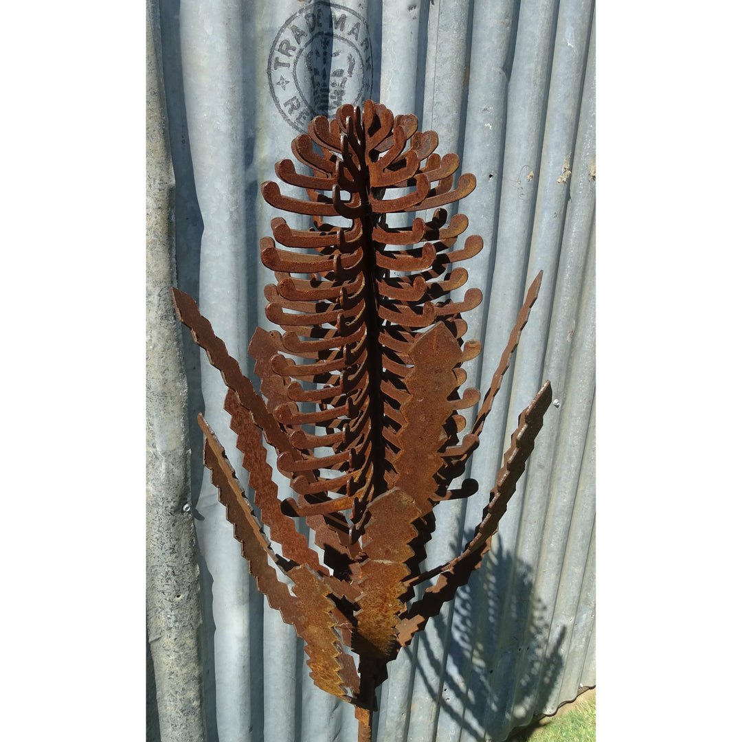 Banksia (small or medium) Metal Garden Art-Old n Dazed