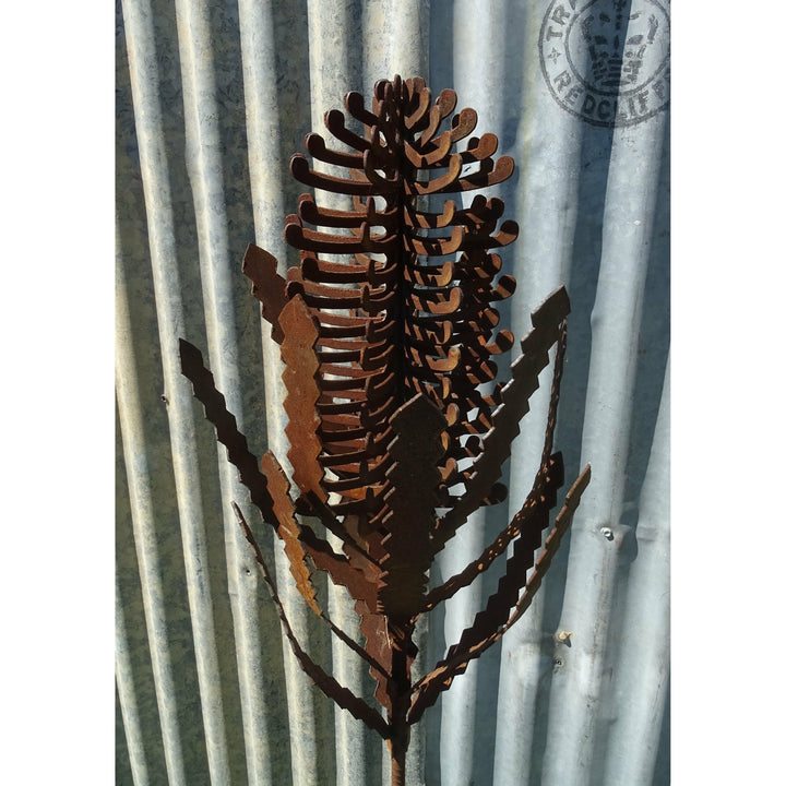 Banksia (small or medium) Metal Garden Art-Old n Dazed