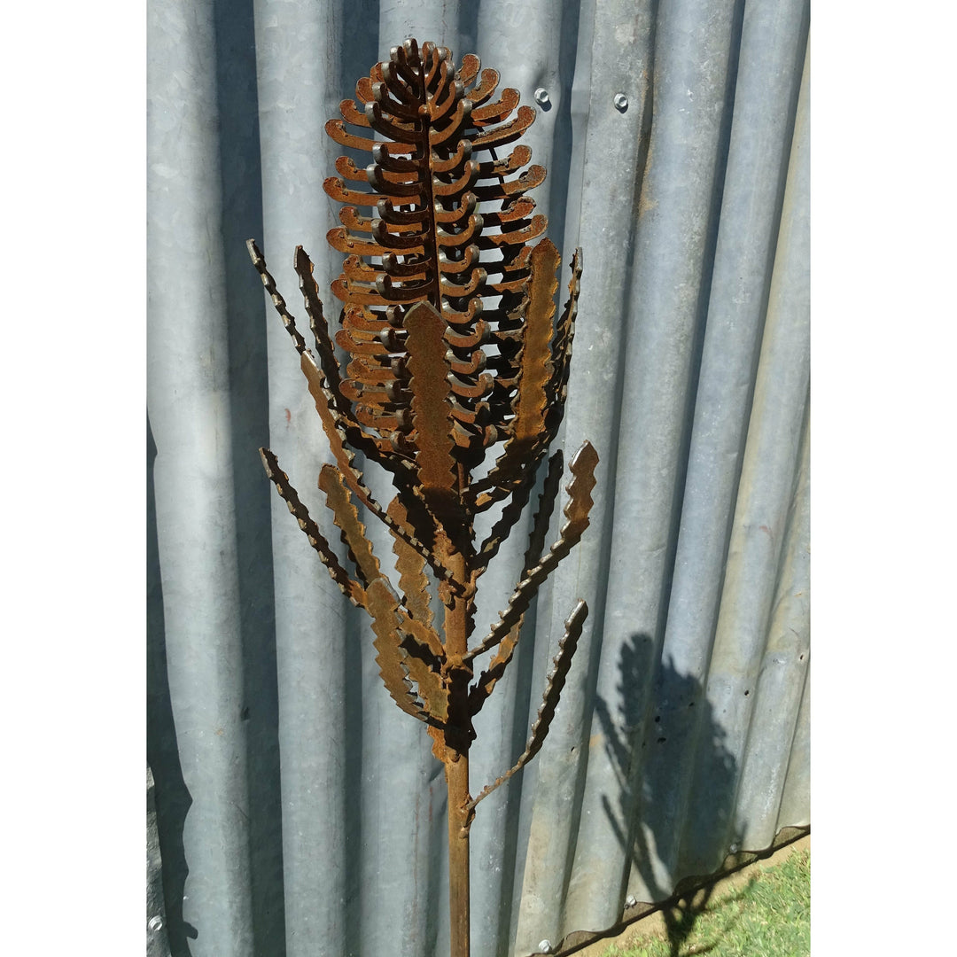 Banksia (small or medium) Metal Garden Art-Old n Dazed