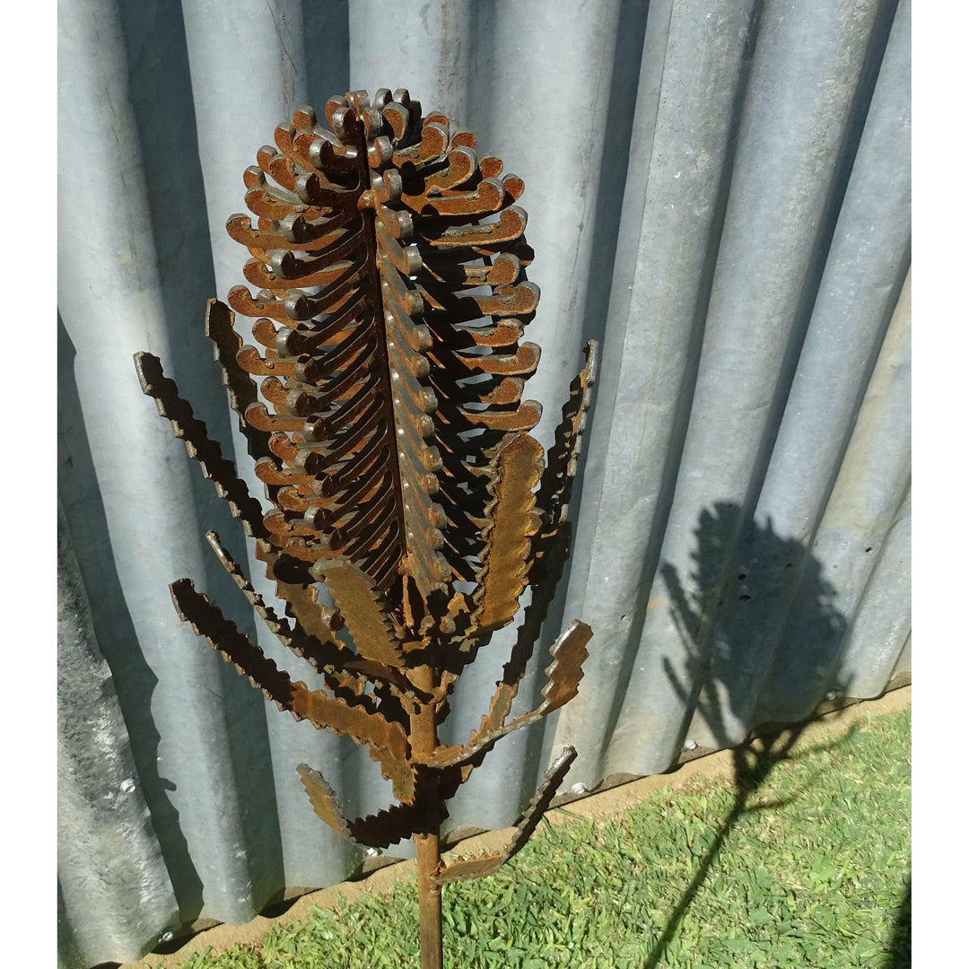 Banksia (small or medium) Metal Garden Art-Old n Dazed