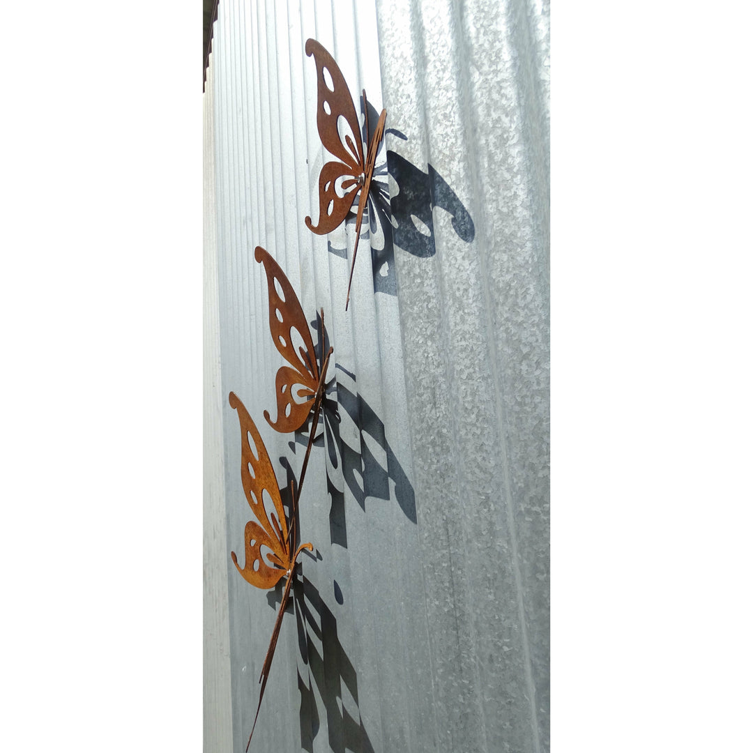 Butterflies Metal Wall Art-Old n Dazed
