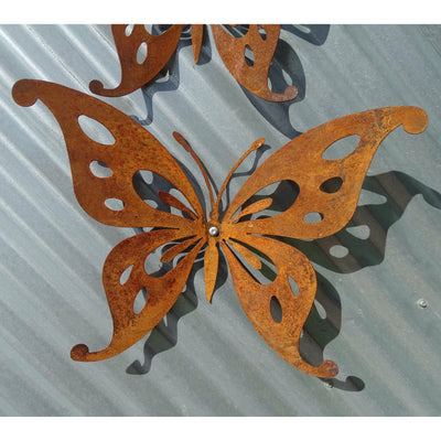 Butterflies Metal Wall Art-Old n Dazed