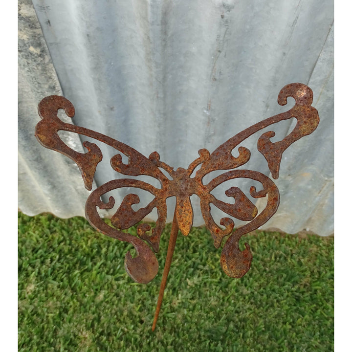 Butterfly Metal Garden Spike / Stake-Old n Dazed