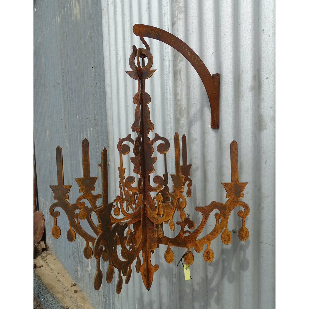 Chandelier (4 sizes available) Metal Garden Art-Old n Dazed