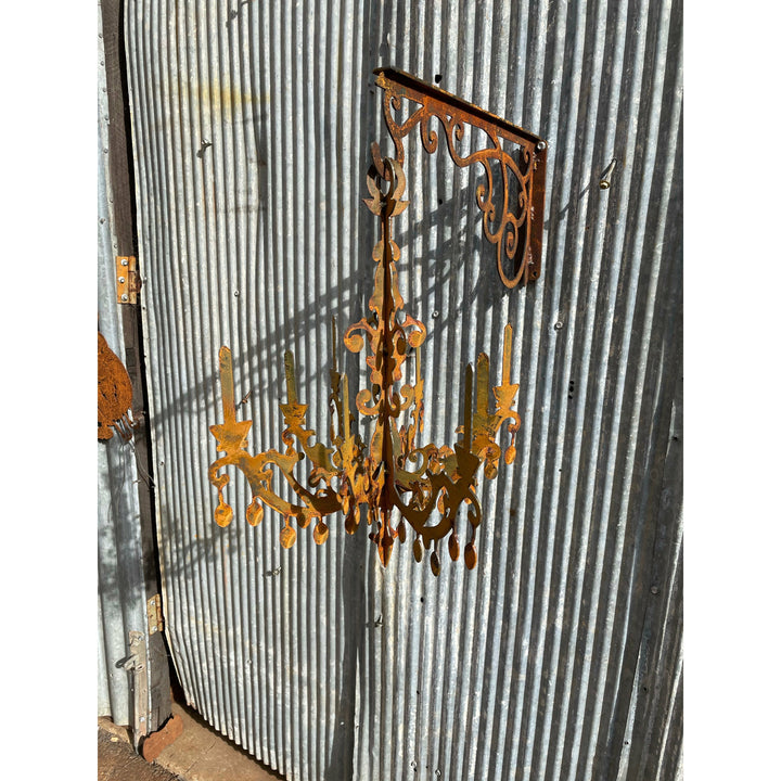 Chandelier (4 sizes available) Metal Garden Art-Old n Dazed