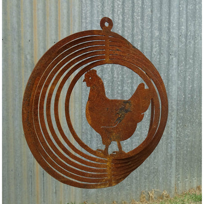 Chicken Metal Wind spinner-Old n Dazed