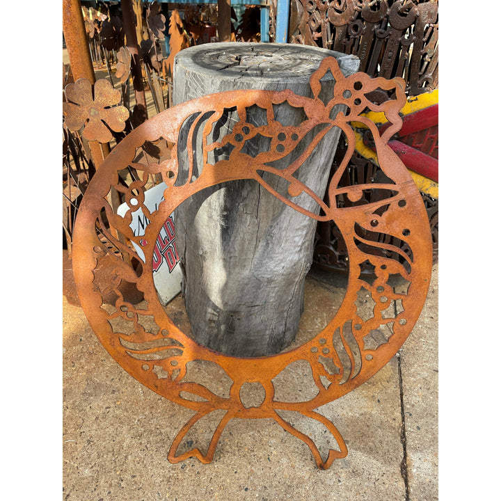 Christmas wreath Metal Wall Art-Old n Dazed