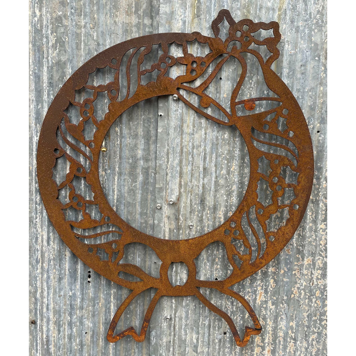Christmas wreath Metal Wall Art-Old n Dazed