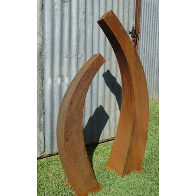 Contemporary Sculpture (available in 3 sizes) Metal Garden Art-Old n Dazed