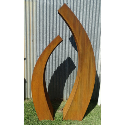 Contemporary Sculpture (available in 3 sizes) Metal Garden Art-Old n Dazed